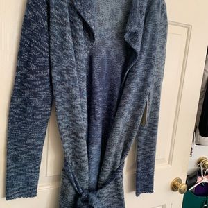 New Payton Open Front Cardigan long Length Sweater SZ Large